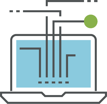 connected tool laptop icon