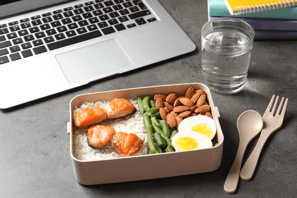 meal with protein rich foods