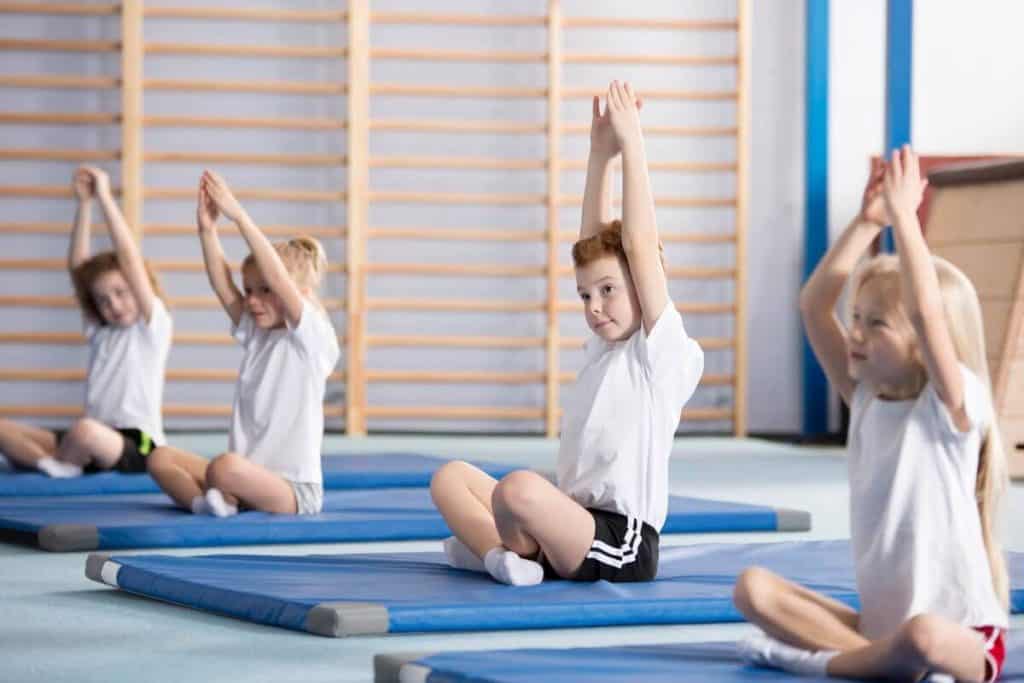 Image of kids exercising