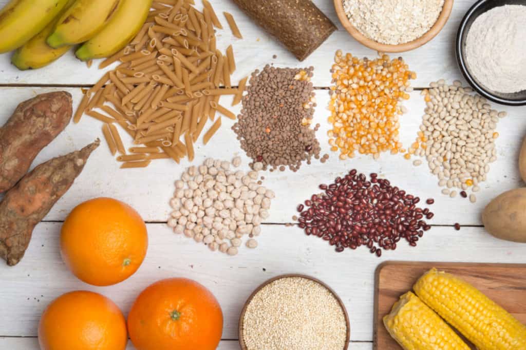 Carbohydrate-rich whole foods