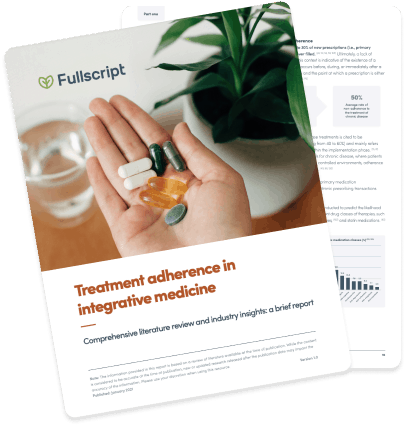 Treatment adherence report cover