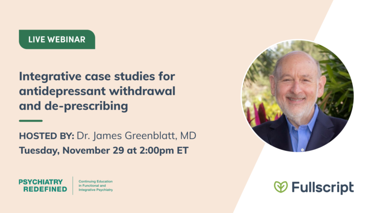 integrative case studies for antidepressant withdrawal and de-prescribing blog post