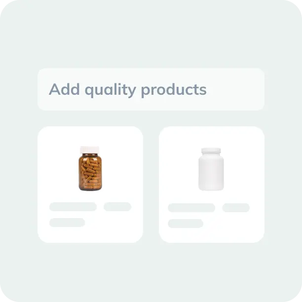 add quality products illustration